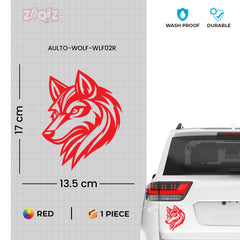 Howling Wolf Decal for Adventure Lovers