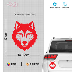 Wild Wolf Car Decal for Free Spirits