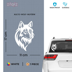 Durable Wolf Decal for Outdoor Enthusiasts