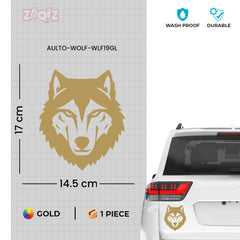 Wild Wolf Car Decal for Free Spirits