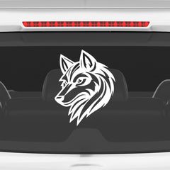 Howling Wolf Decal for Adventure Lovers