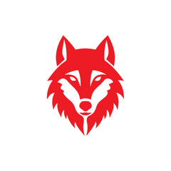 Fierce Wolf Design Sticker for Vehicles