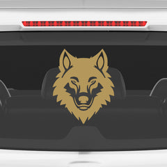 Wild Spirit Wolf Sticker for Adventure Seekers