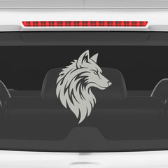 Bold Wolf Emblem for Cars and Bikes