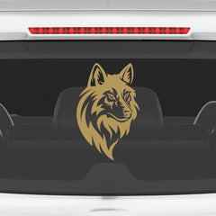 Durable Wolf Decal for Outdoor Enthusiasts