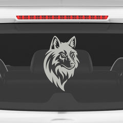 Durable Wolf Decal for Outdoor Enthusiasts