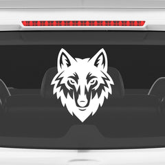 Lone Wolf Car Window Sticker