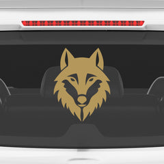 Fierce Wolf Design Sticker for Vehicles
