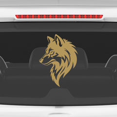 Wolf Head Emblem for Bold Drivers