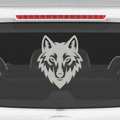 Lone Wolf Car Window Sticker