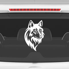Durable Wolf Decal for Outdoor Enthusiasts