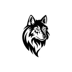Durable Wolf Decal for Outdoor Enthusiasts