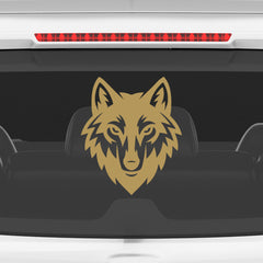 Lone Wolf Car Window Sticker